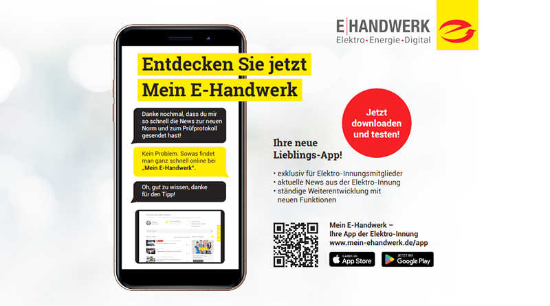 Jetzt downloaden Mein E-Handwerk-App