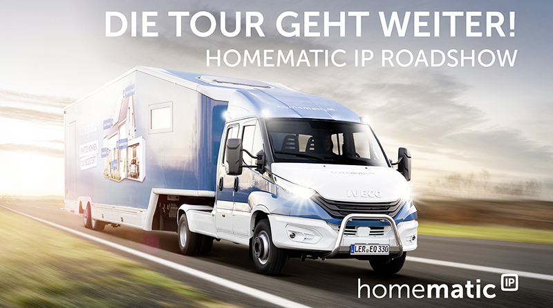 Homematic IP live erleben: Die Homematic IP Roadshow 2025 Die Tour geht weiter!